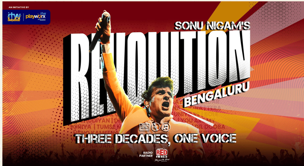 Sonu Nigam The Revolution India Tour | Bengaluru | KTPO Whitefield